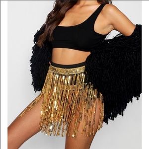 Gold skirt size 2